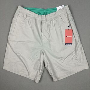 NEW Birddogs Built-In Liner Shorts Mens XXL Beige/Gray 7" Inseam Boomstick